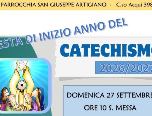 Festa di inizio anno del Catechismo